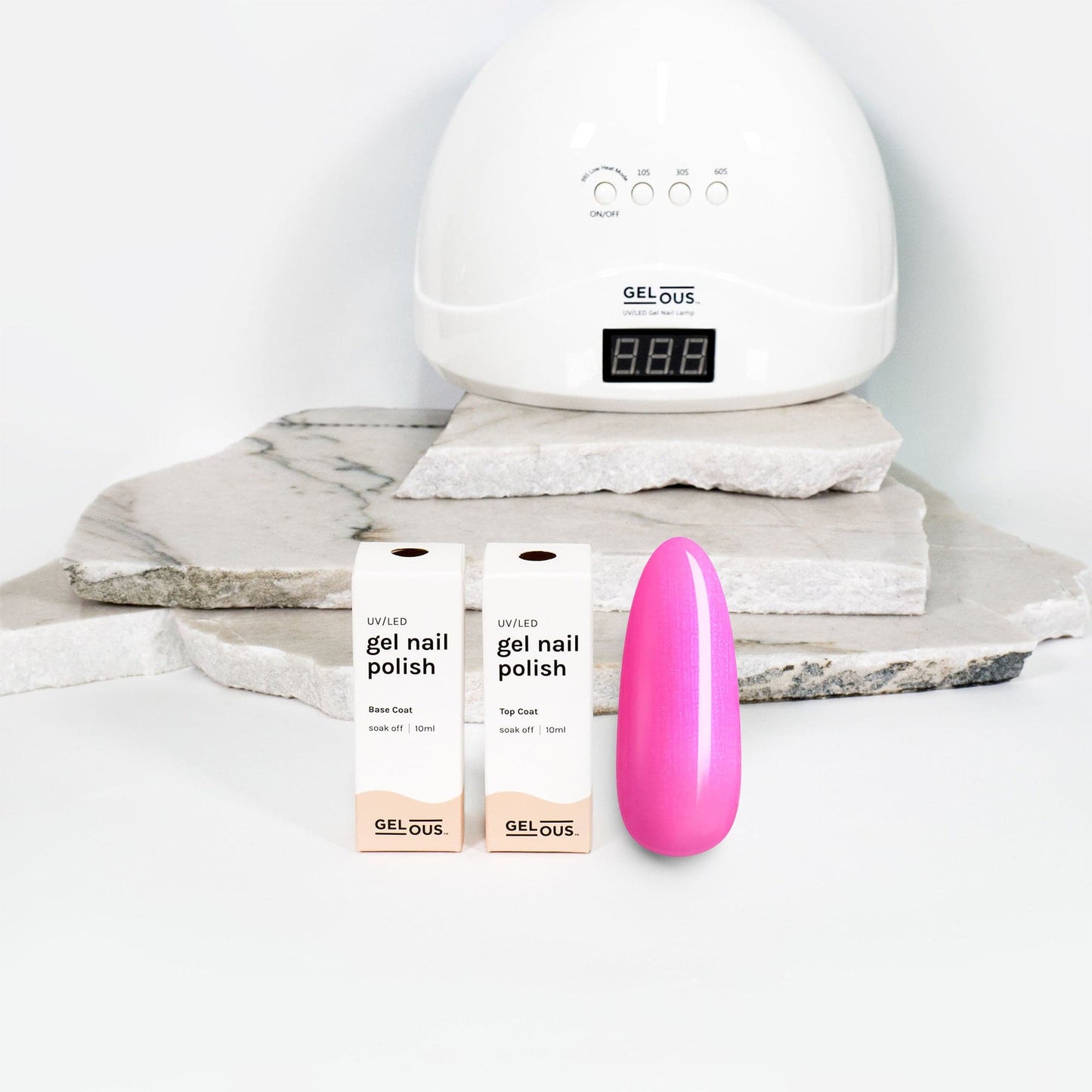 Gelous gel nail polish Attention Seeker Basic Pack - photographed in New Zealand