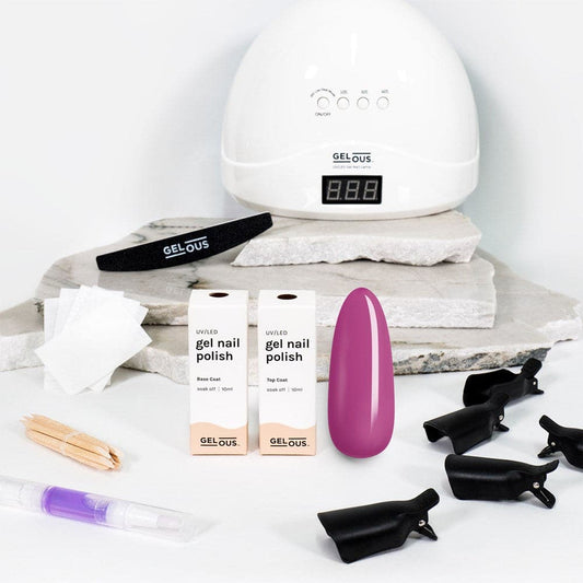 Gelous gel nail polish Call Me Maybe Starter Pack - photographed in New Zealand