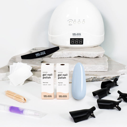 Gelous gel nail polish Dreamland Starter Pack  - photographed in New Zealand