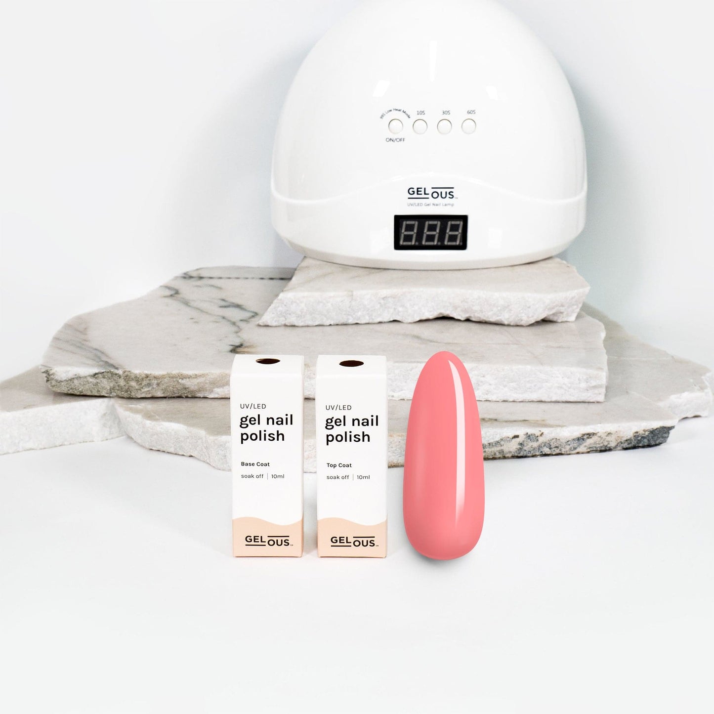 Gelous gel nail polish Just Peachy Basic Pack - photographed in New Zealand