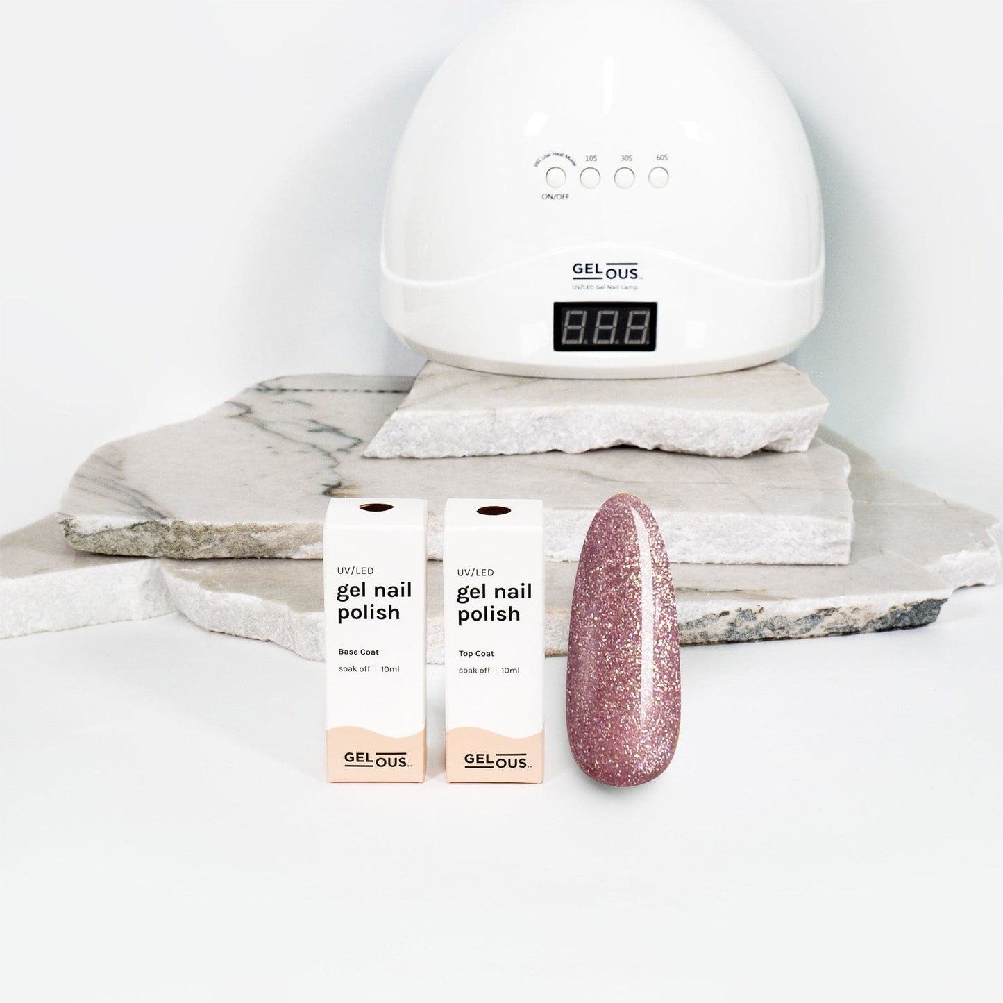 Gelous gel nail polish Mysterious Girl Basic Pack - photographed in New Zealand