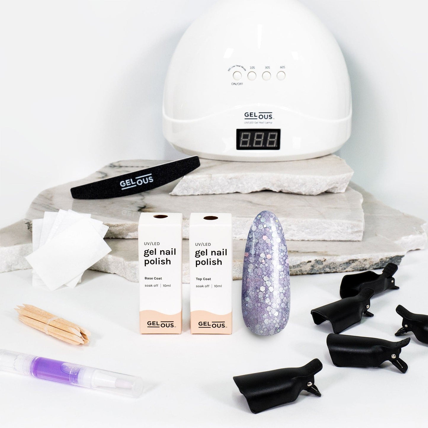 Gelous gel nail polish Milky Way Starter Pack - photographed in New Zealand