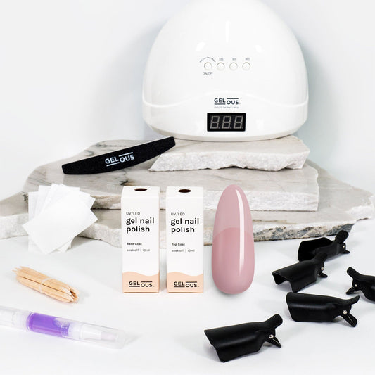 Gelous gel nail polish On the Down Low Starter Pack - photographed in New Zealand