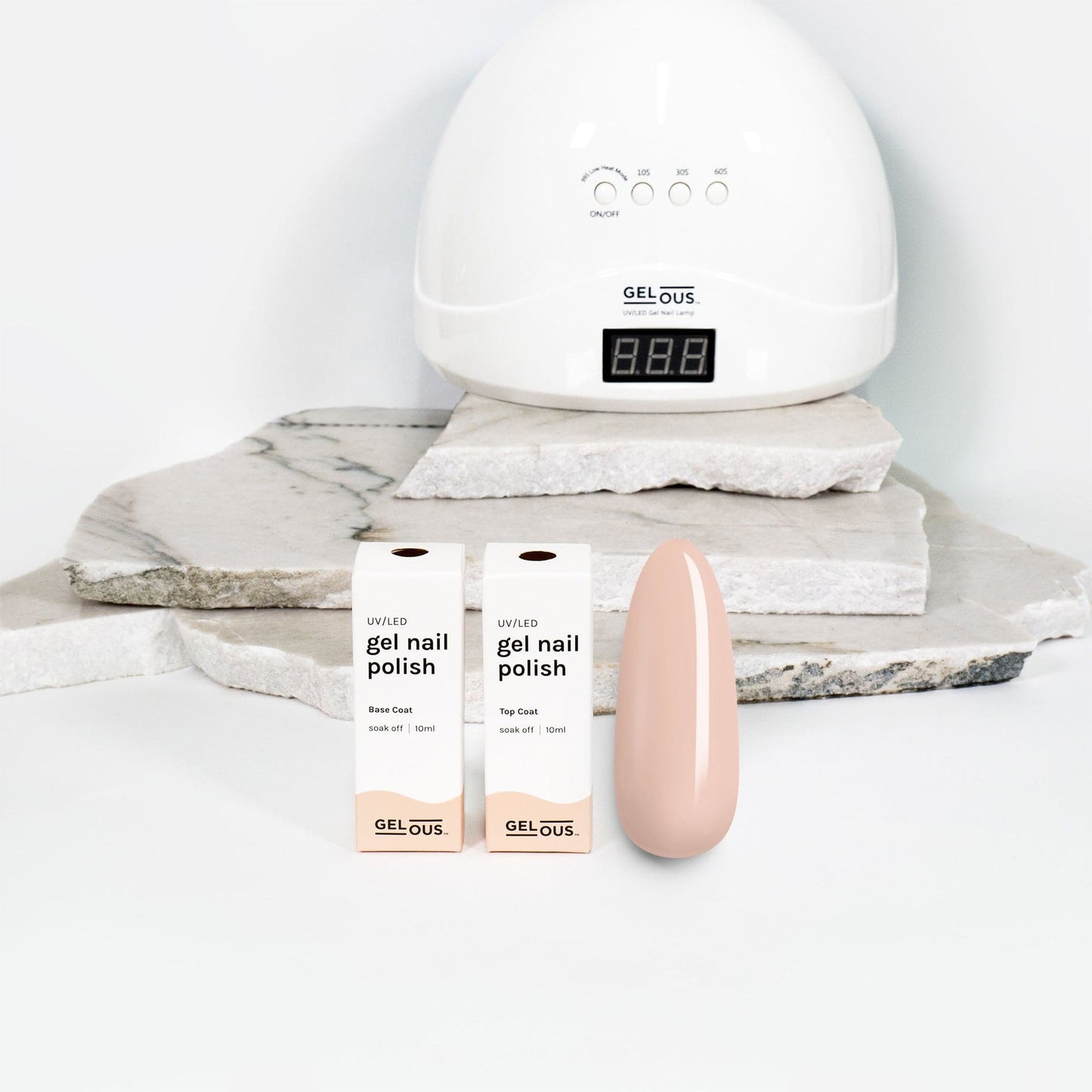 Gelous gel nail polish Seashells Basic Pack - photographed in New Zealand