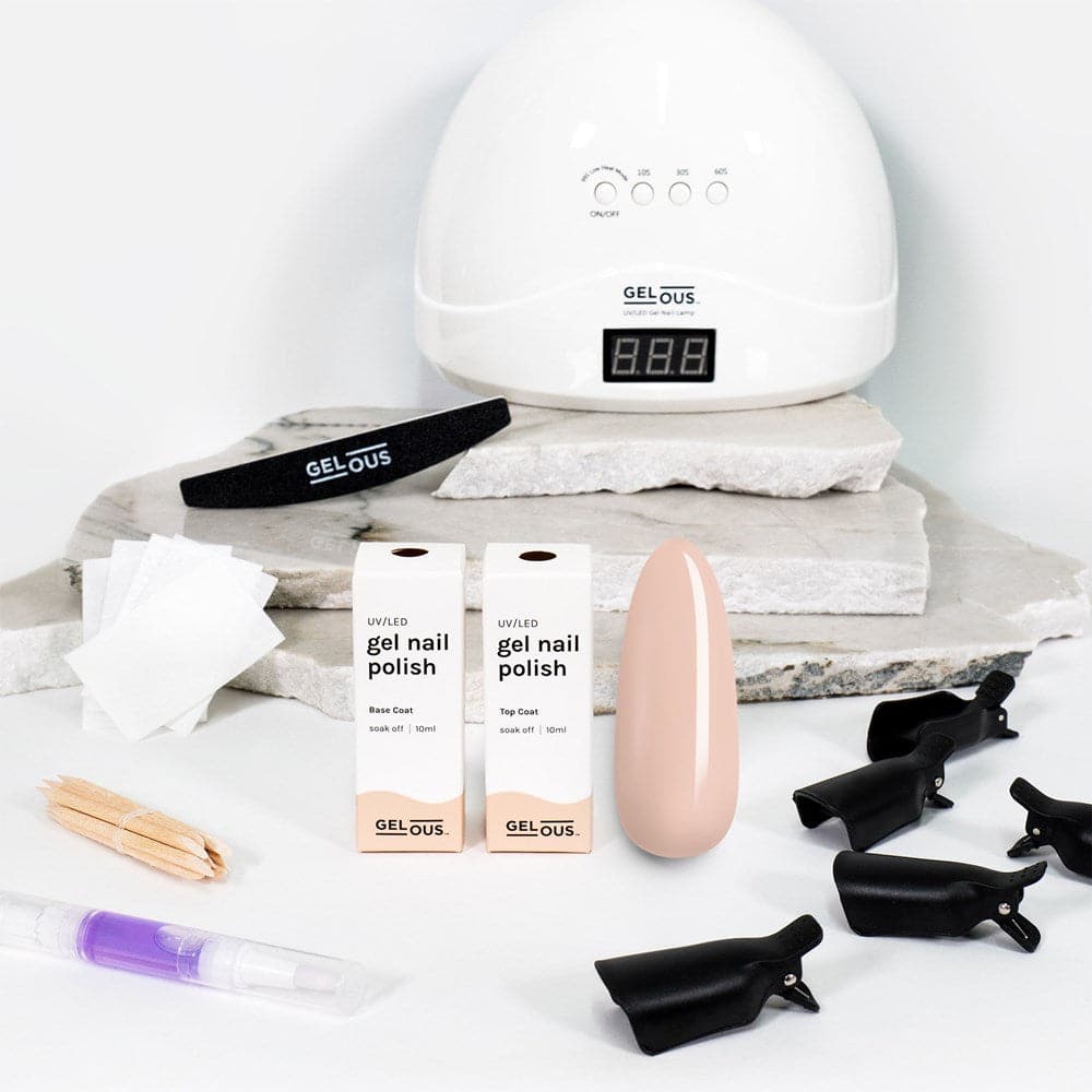 Gelous gel nail polish Seashells Starter Pack - photographed in New Zealand