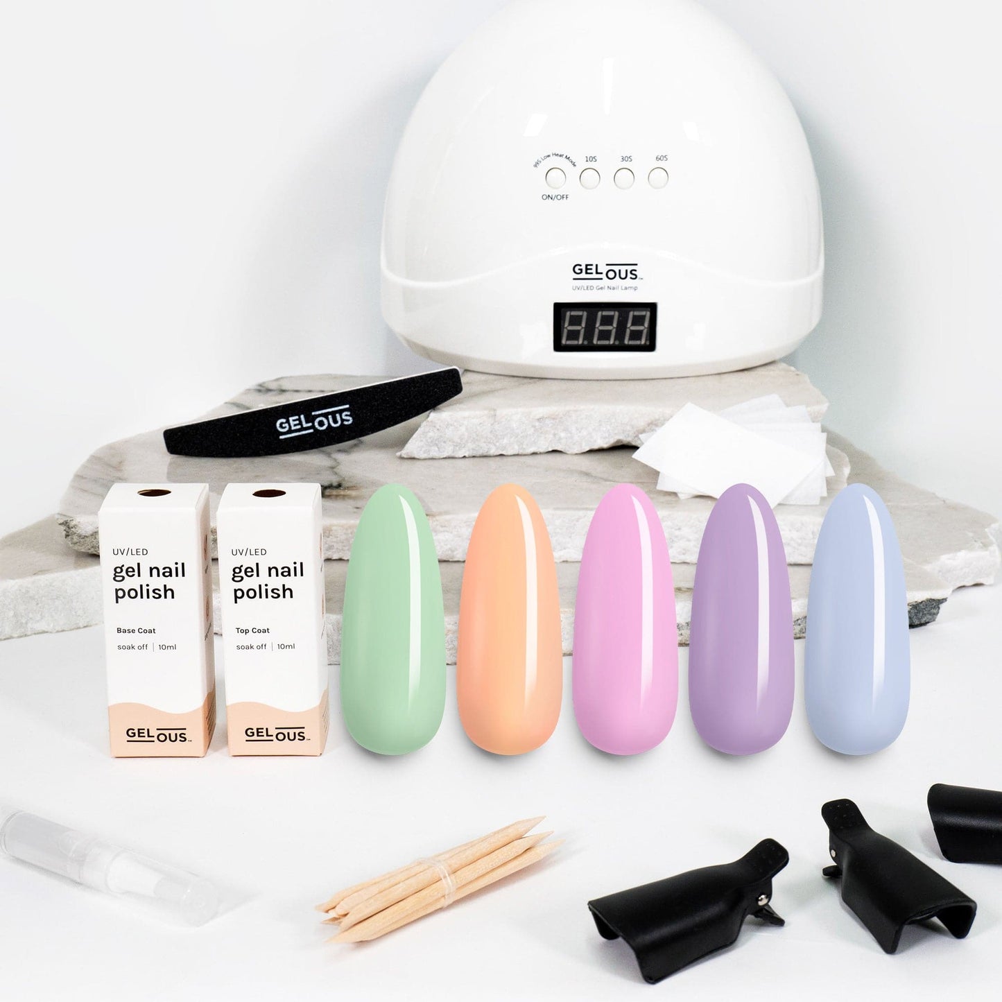 Gelous gel nail polish Soft Polish Starter Pack - photographed in New Zealand