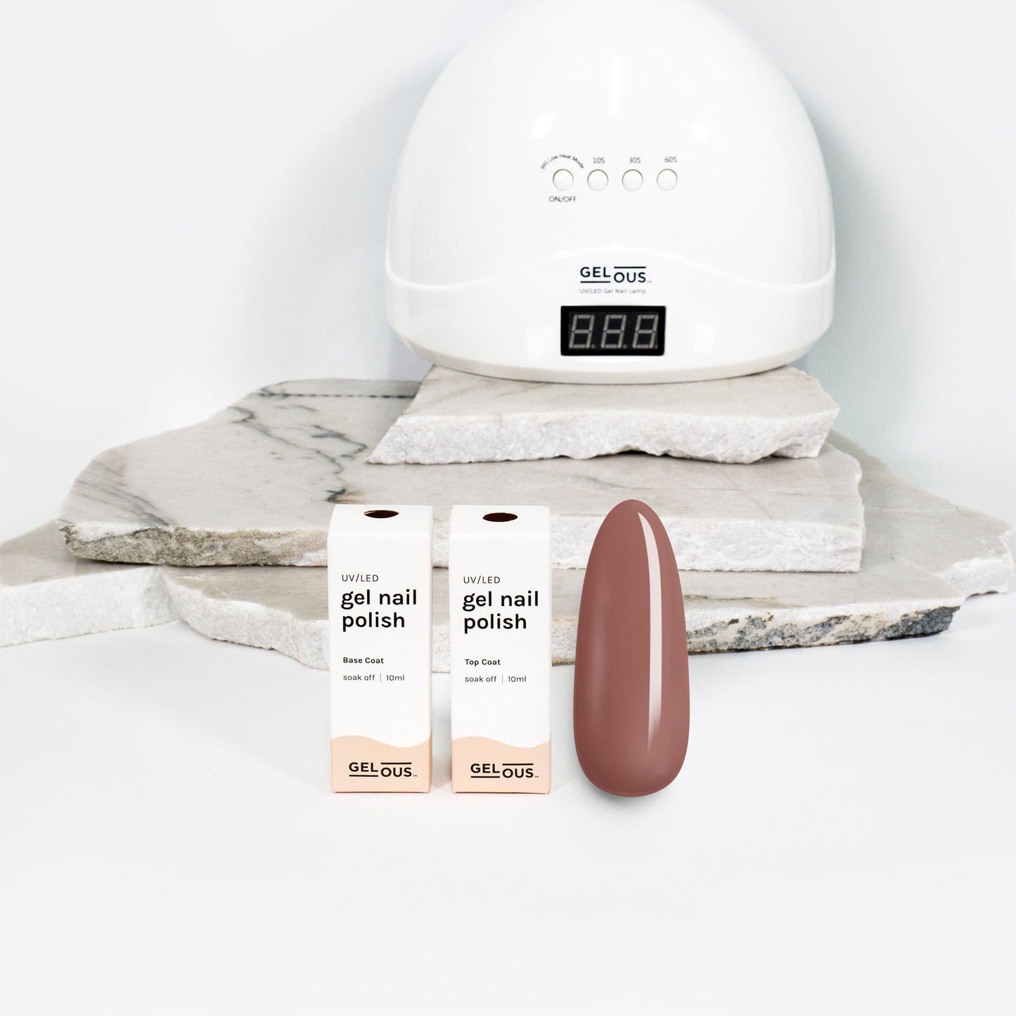 Gelous gel nail polish Stuck in the Mud Basic Pack - photographed in New Zealand