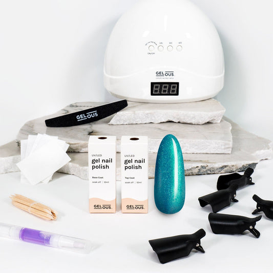 Gelous gel nail polish Siren Starter Pack - photographed in New Zealand