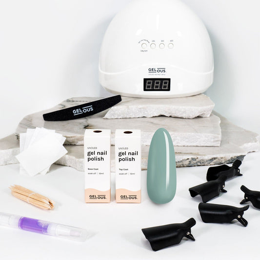 Gelous gel nail polish Stormy Seas Starter Pack - photographed in New Zealand