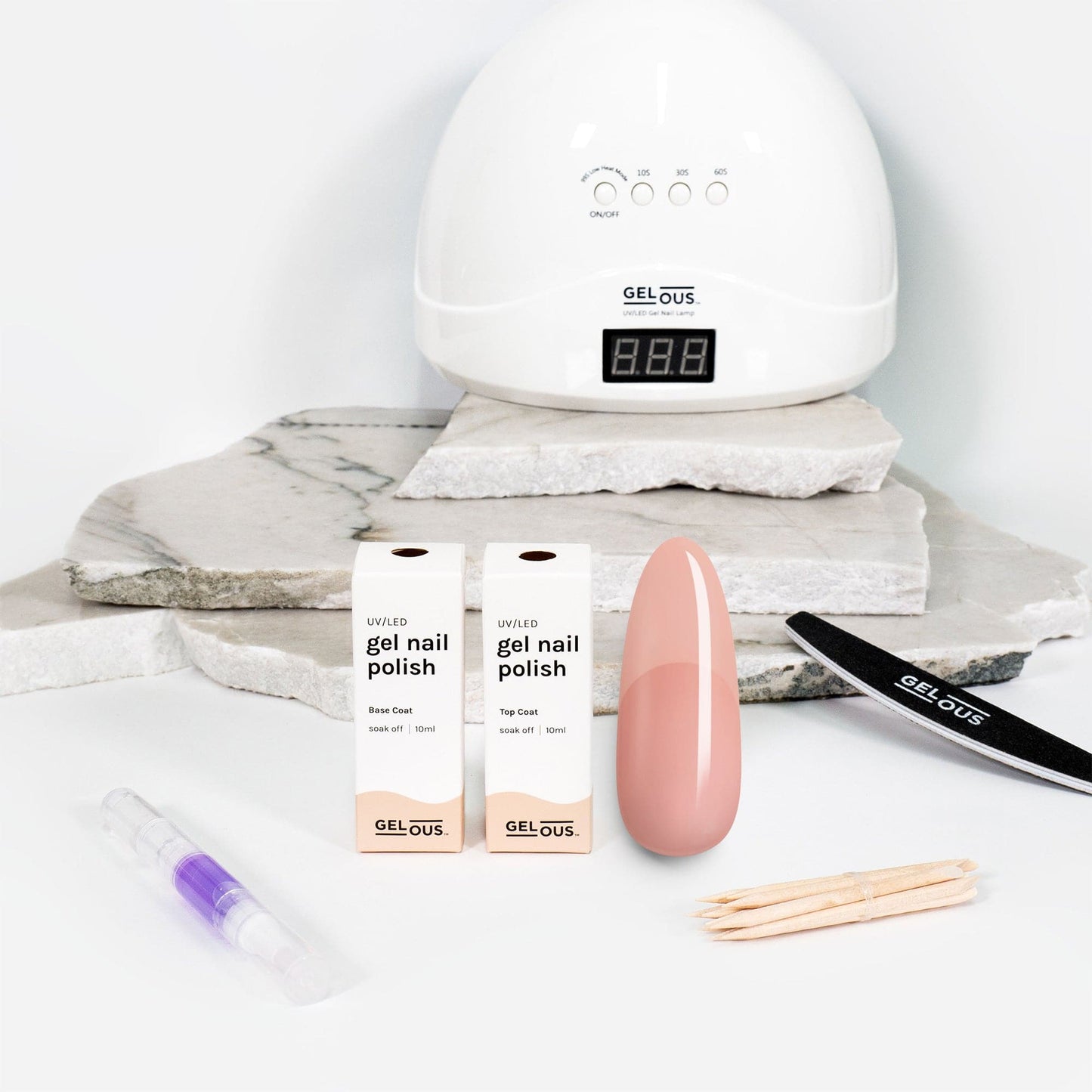 Gelous gel nail polish Sweet Nothings Essentials Pack - photographed in New Zealand