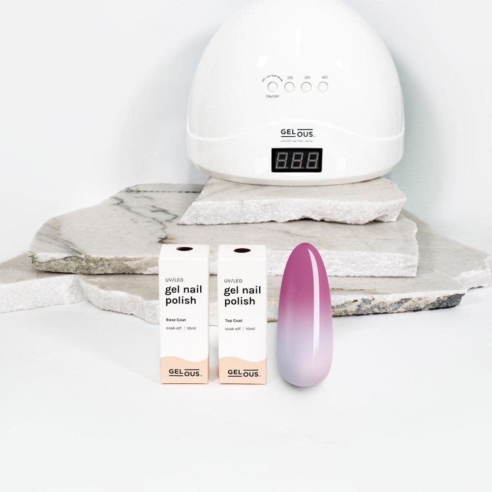 Gelous gel nail polish Thermal Beach Babe Basic Pack - photographed in New Zealand