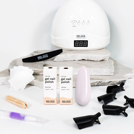 Gelous gel nail polish Wisteria Lane Starter Pack - photographed in New Zealand