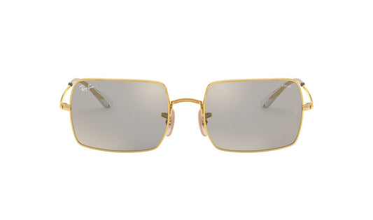 Sunglasses Rayban 1969 (Photochromic) Gold, Medium, Metal, Photochromic, Prescription, Rayban, Rectangle, Sunglasses, Womens