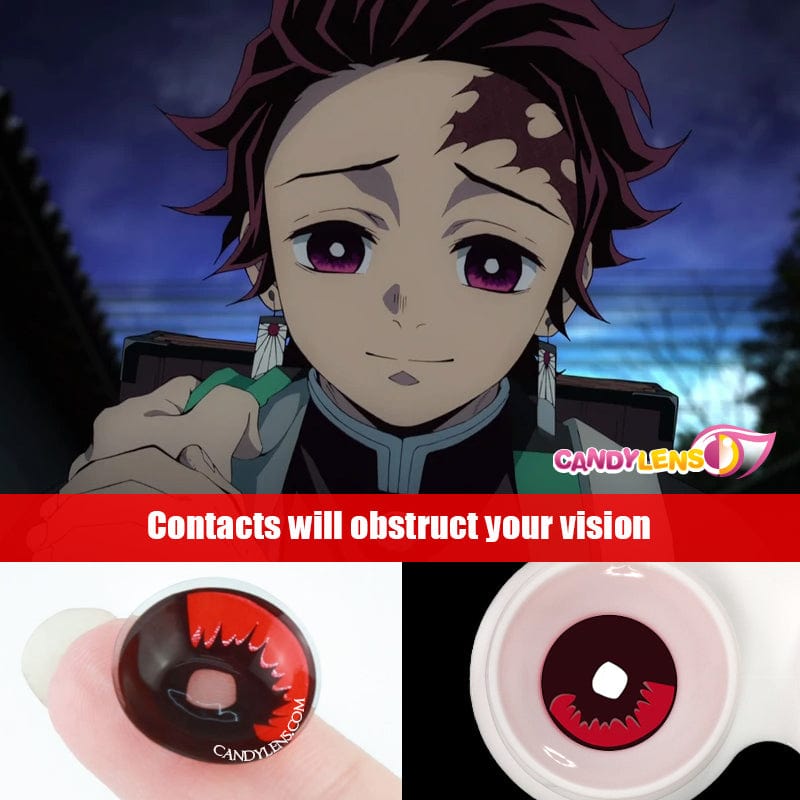 Demon Slayer Anime Cosplay Contacts (0.00 only)