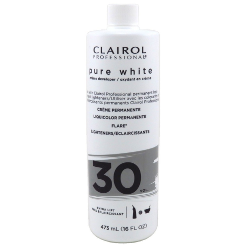 CLARIOL CREME DEVELOPER PURE WHITE - 30VOL EXTRA LIFT 16OZ