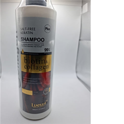Luesui Salt Free Biotin & Collagen Shampoo 800ml