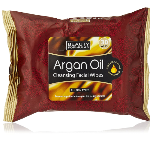 BEAUTY FORMULAS FACE WIPE - ARGAN OIL 30EA