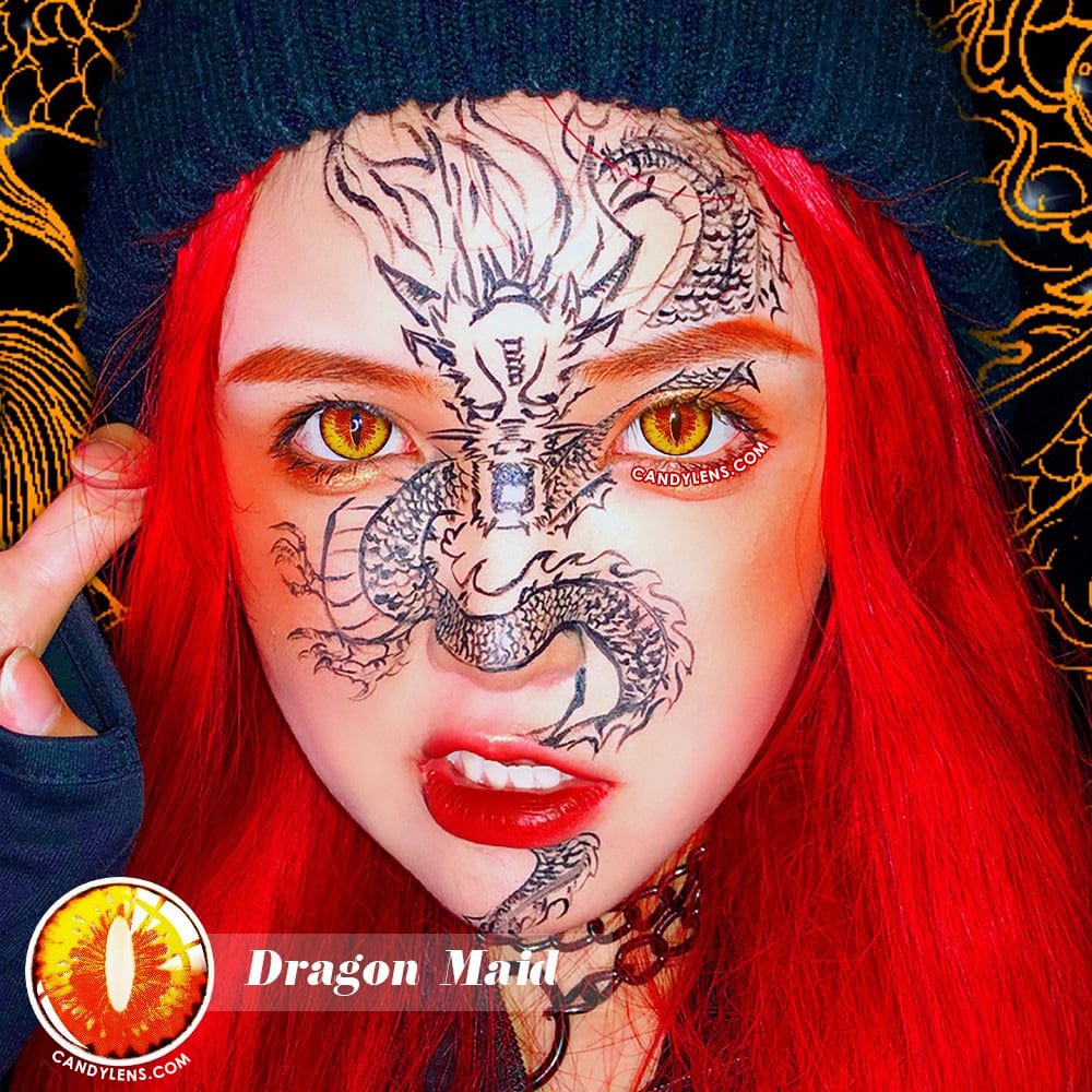 Snake Dragon Lizard Eye Special FX Contacts For Halloween