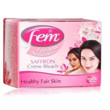 Fem Herbal Fairness Saffron & Milk Cream Bleach 24g