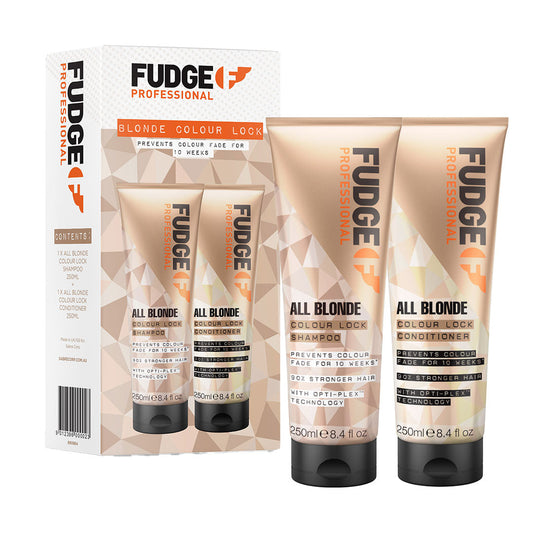 Fudge All Blonde Colour Lock Shampoo & Conditioner 250ml Duo Pack