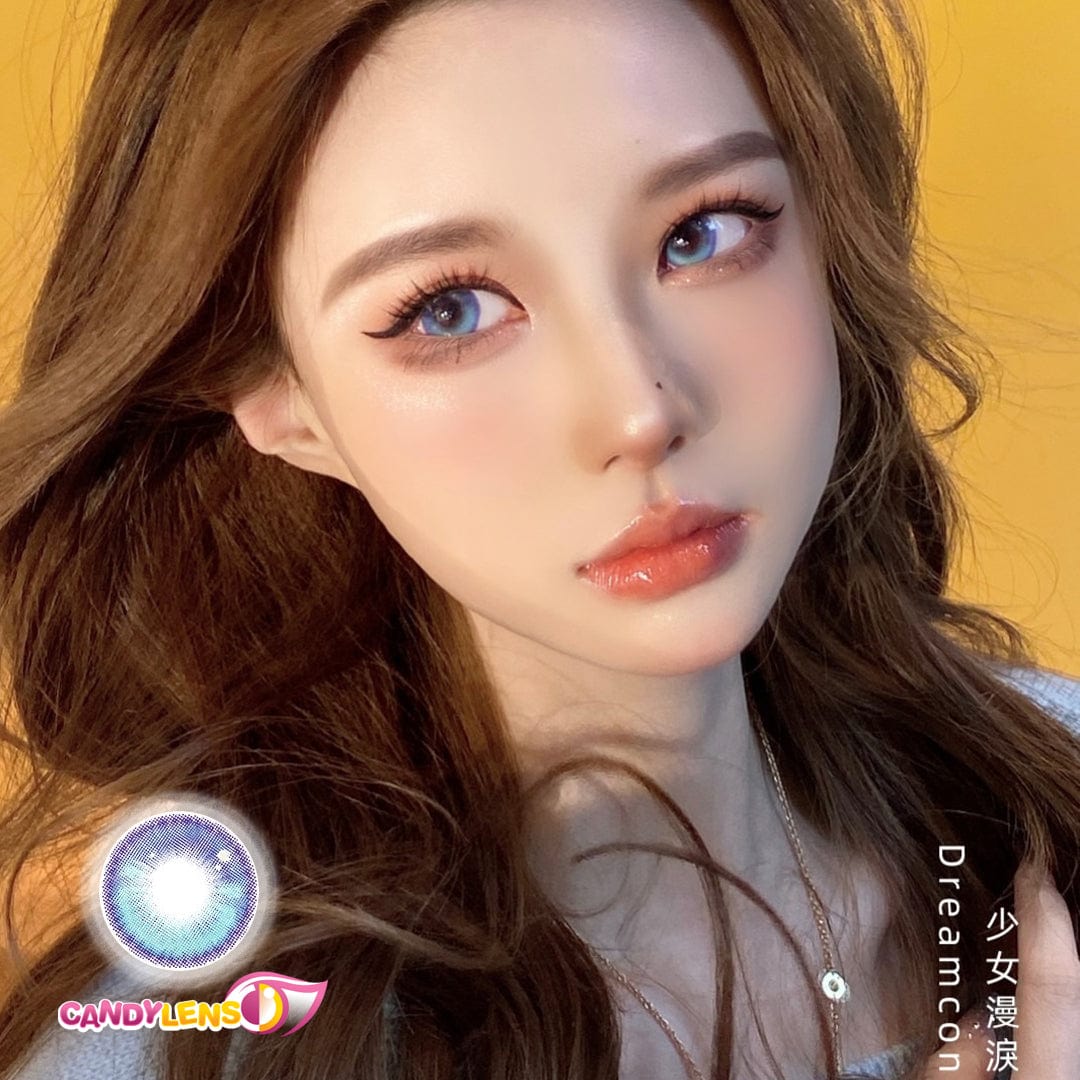 Comic Tears Blue Colored Contacts