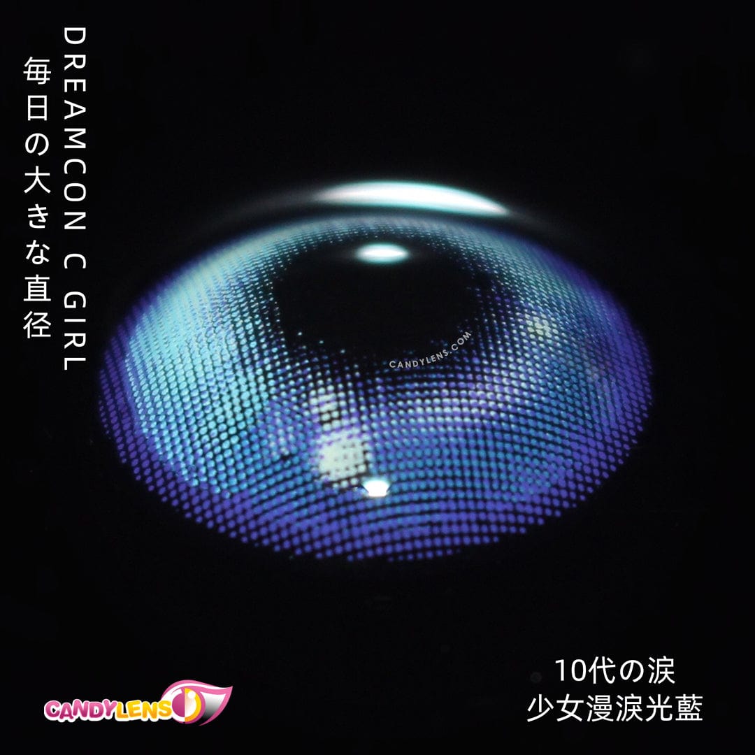 Comic Tears Blue Colored Contacts