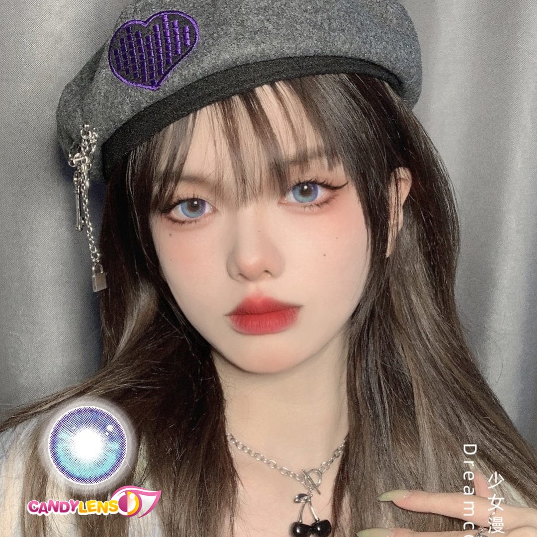 Comic Tears Blue Colored Contacts