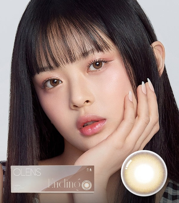 OLENS Ending One Day Brown Contact Lenses 10 Pack