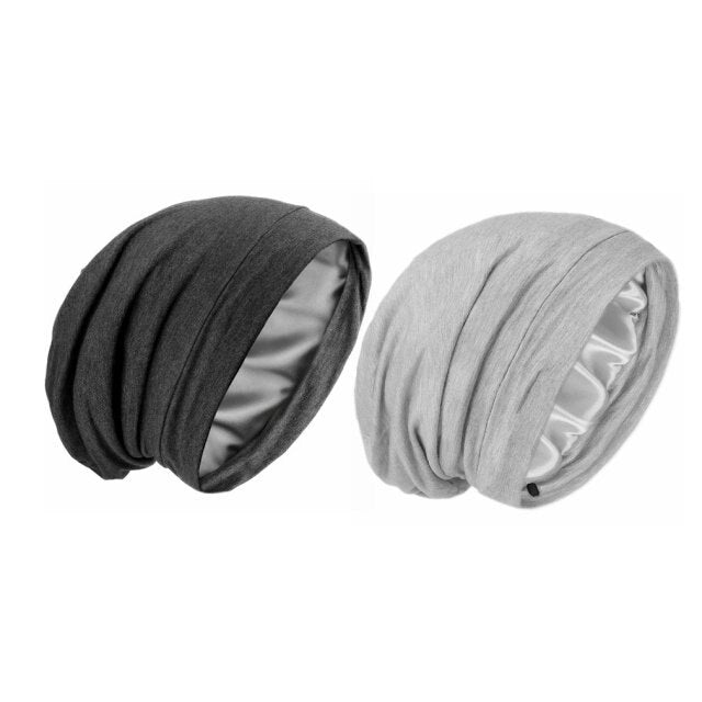 Dry Hair Cap with Satin Silk Lining