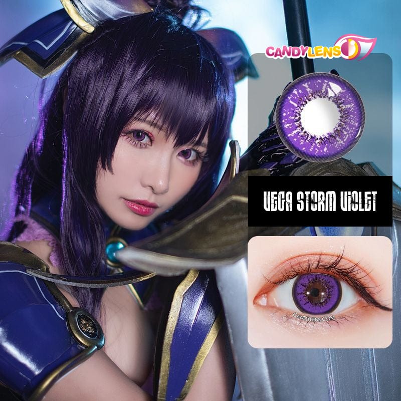 Vega Storm Violet Cosplay Contacts