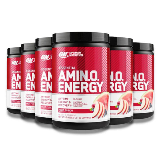 Optimum Nutrition - Amino Energy, Fruit Fusion  9.5 Oz  30 servings - 6 Pack